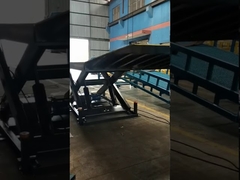 Hochleistungs-Scherenhebebühne mit stationärem Aufbau und langer Lippe