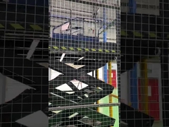 Statinonary-Scherehebe-Tisch für Be- und Entladen im Kundenlager installieren