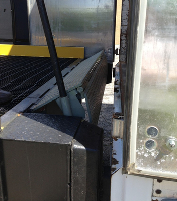 Mini Mechanical Dock Leveler Hydraulic Edge Of Dock Leveler Without Power Pack