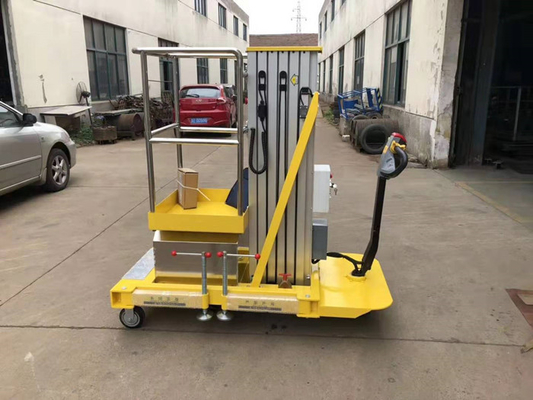 Easy Walking Aerial Work Platform Custom Motorized Wheel AC220V 50HZ