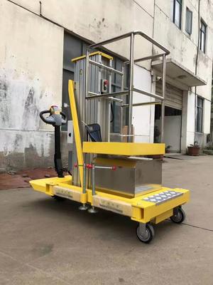 Easy Walking Aerial Work Platform Custom Motorized Wheel AC220V 50HZ