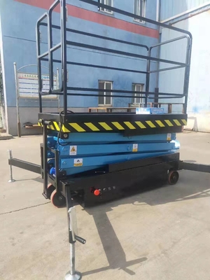 6m Mobilehebebühne mit Mobile scissor Armstruktur- und 1800*1000mm Plattformgröße